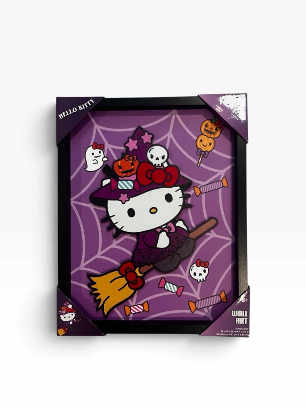 Sanrio Hello Kitty Halloween Witch Wall Art – 12 x 15 in